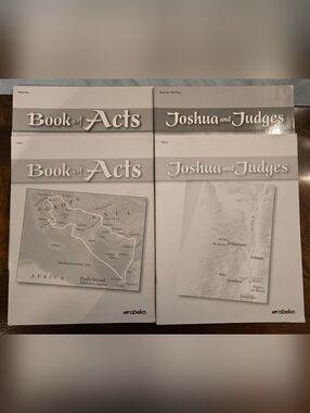 New: Abeka -  Book of Acts & Joshua and Judges - Tests & Test Keys -  8th Grade